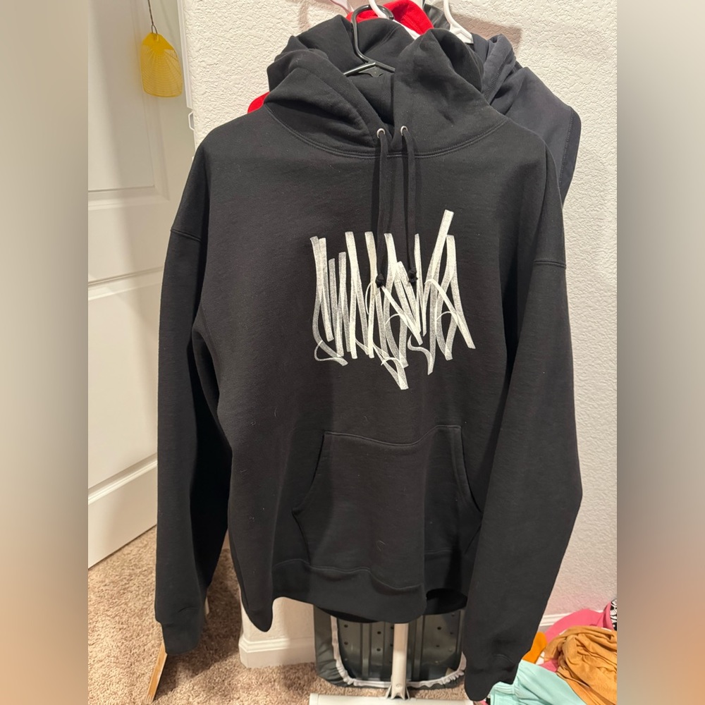 Supreme Black Hoodie XXL